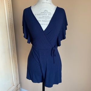 Navy Blue Romper
